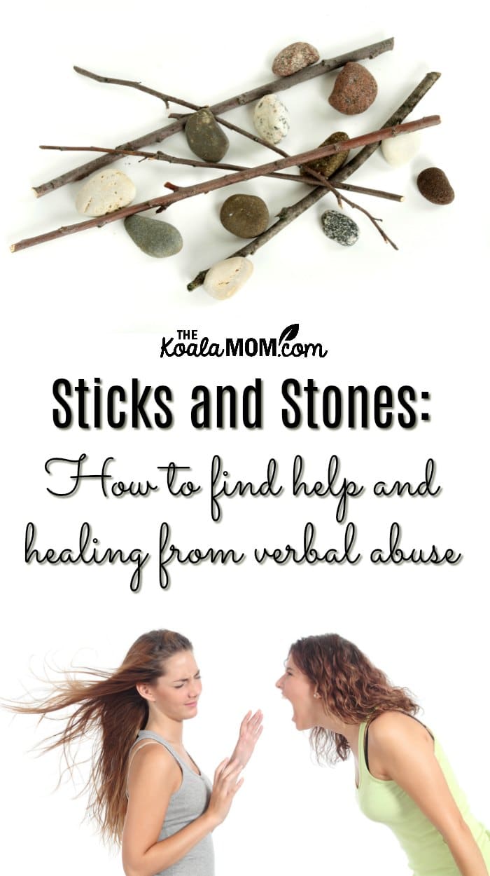 Sticks and Stones: How to find help and healing from verbal abuse