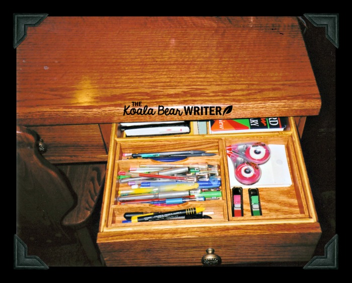 Pen drawer in my desk