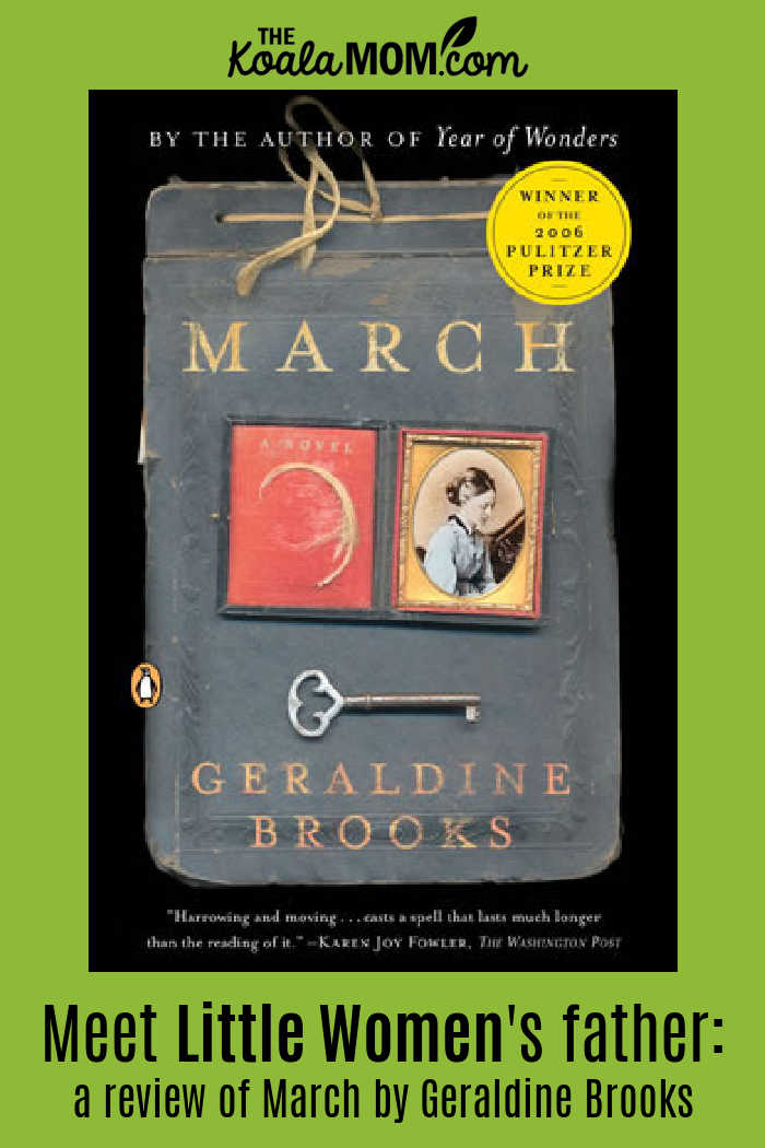Meet Little Women's father: a review of March by Geraldine Brooks. Cover via Amazon.