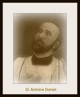 St Anthony Daniel (also known as St Antoine Daniel), a missionary and teacher in New France and one of the North American Martyrs