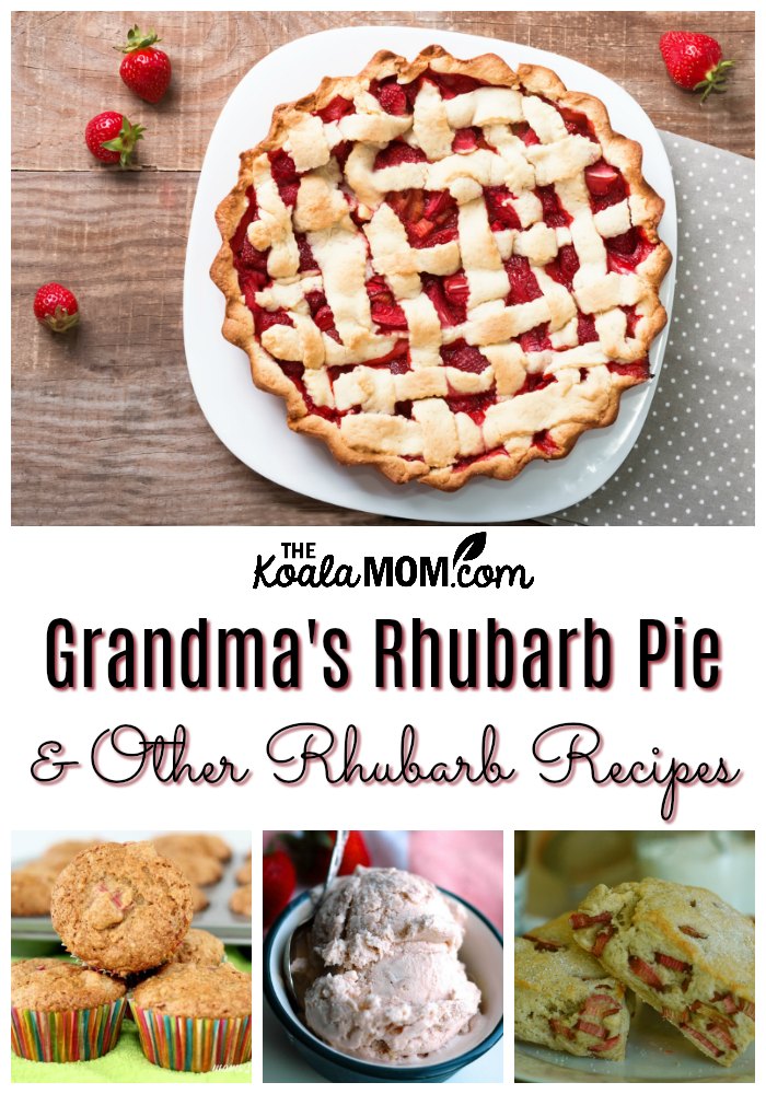 Grandma's Rhubarb Pie and other rhubarb recipes