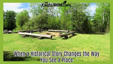 When a Historical Story Changes the Way You See a Place. Photo of logs around a sandy seating area at historic Fort George and Buckingham House by Ben B via TripAdvisor.