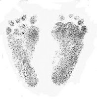 baby foot prints