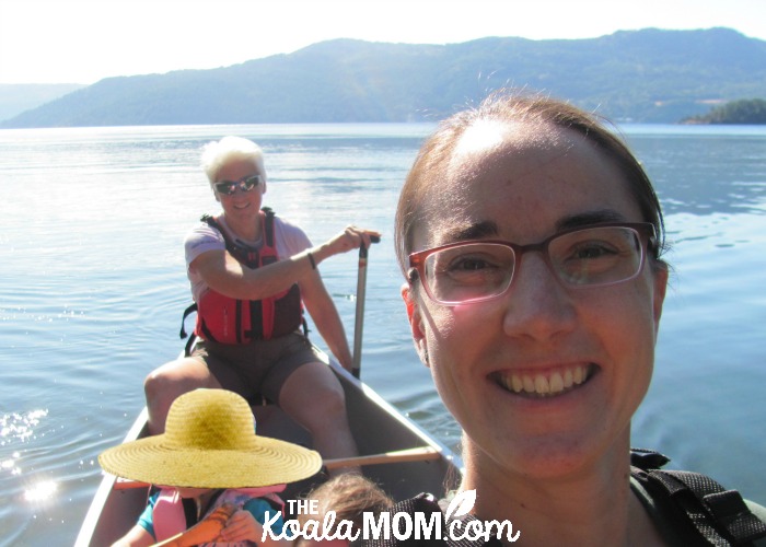 Canoeing with my mom