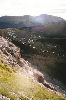 rocks and slides | image of a mountain side