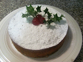 Christmas fruit cake for the First Sunday in Advent