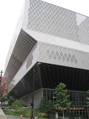 Joanna and I visited the Seattle Public Library during our Seattle getaway