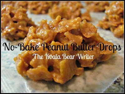 No Bake Peanut Butter Drops