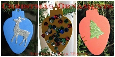 Christmas Tree Ornaments by children
