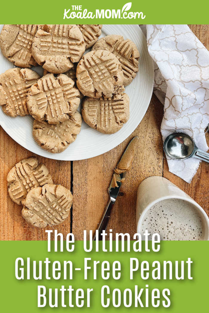 The Ultimate Gluten-Free Peanut Butter Cookies. Delicious homemade peanut butter cookies arranged on a white plate with baking utensils on a wooden surface. Photo by Jessica Davis via Pexels.