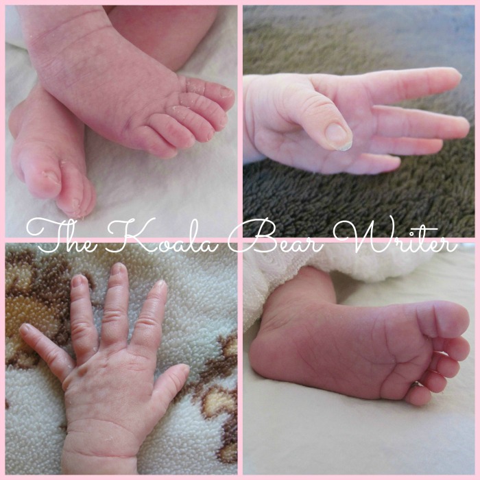 Baby hands and feet