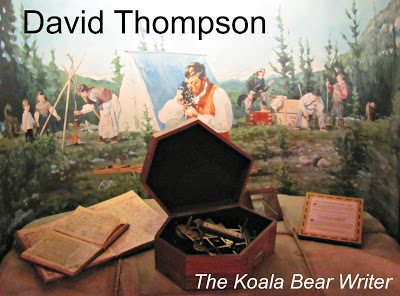 David Thompson's things at Rocky Mountain House, Alberta