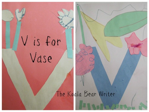 Letter activities for preschoolers to learn about V