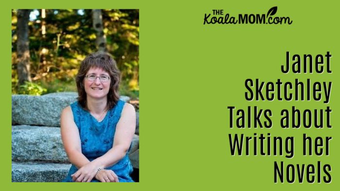 Author Janet Sketchley Talks about Writing Novels. Photo via Amazon.
