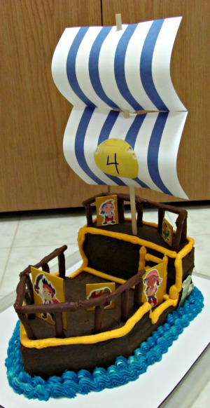 Jake and the Neverland Pirates Birthday Cake