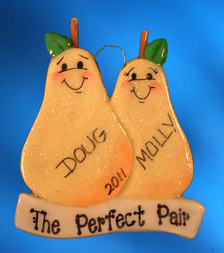 Surprise your husband with The Perfect Pair Christmas ornament