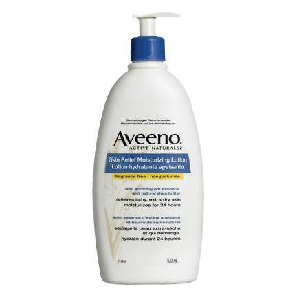 Aveeno Skin Relief Fragrance Free Lotion is a big part of my winter skin care routine