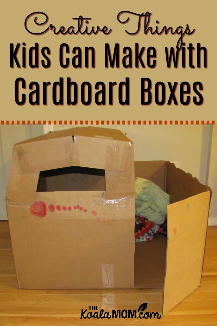 3 Creative Things Kids Can Make with Cardboard Boxes