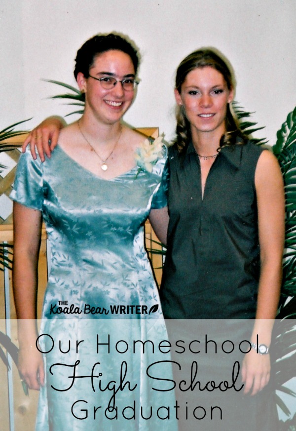 Elise and I at our homeschool high school graduation