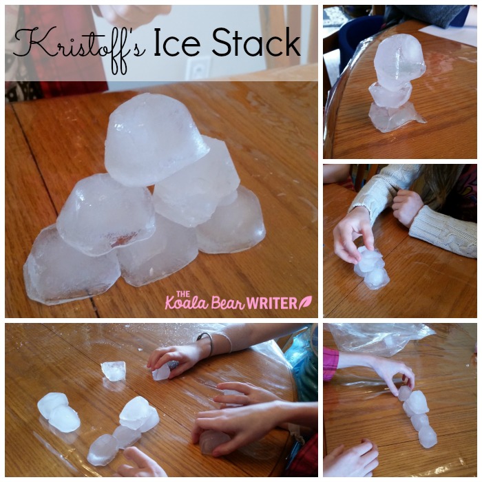 Kristoff's ice stack, a very Frozen party game!