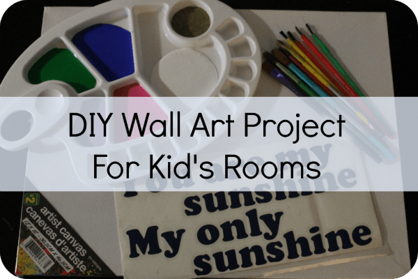 DIY Wall Art Project for Kids' Rooms