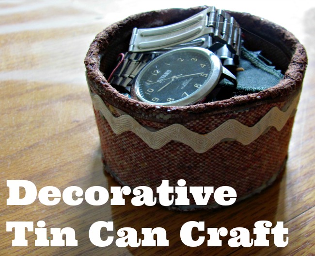 Decorative Tin Can Craft for kids