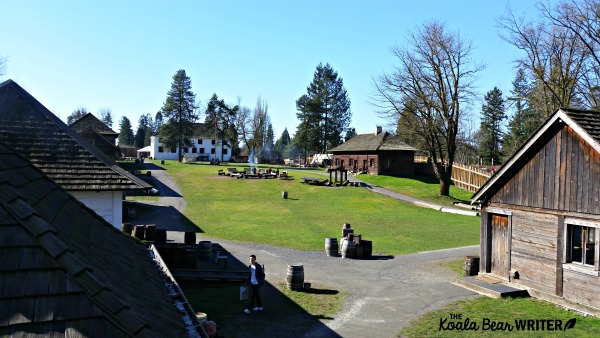 A view from the walls of Fort Langley National Historic Site, BC