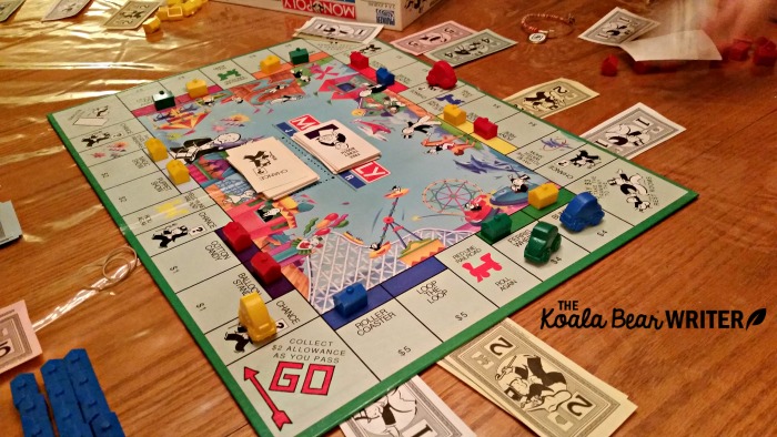 Playing Monopoly and other board games is one way we have fun in our homeschool.