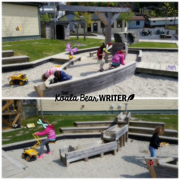 Kids busy in the playground at Britannia Mine Museum