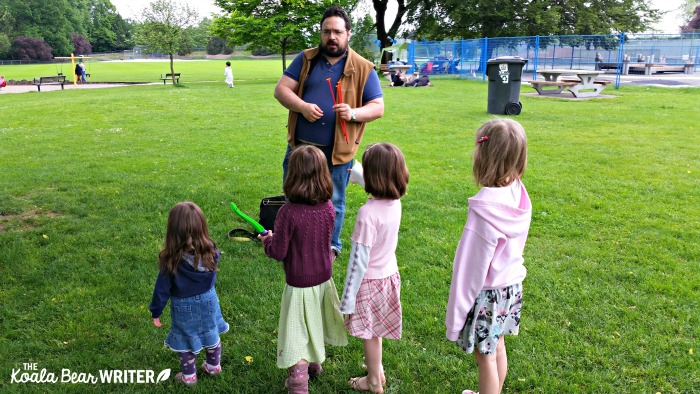 Girls archery competition