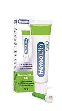 Hemoclin gel treats hemorrhoids.