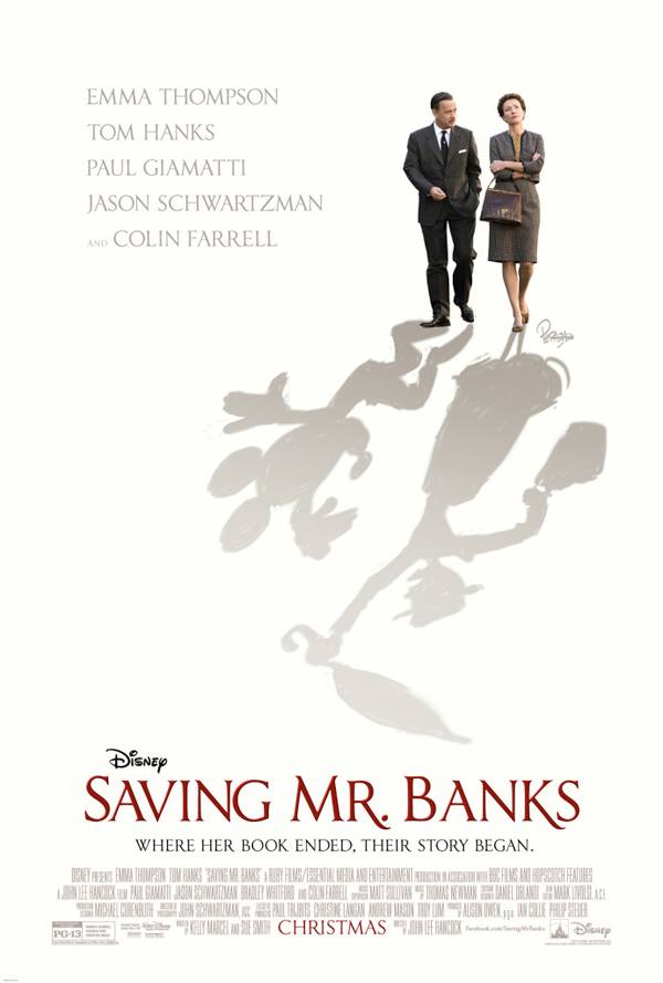 Saving Mr. Banks - one of my favourite father-daughter movies
