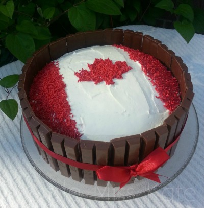 Canada Day Cake