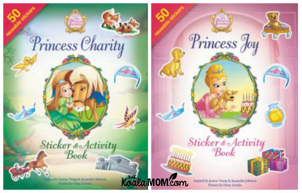 The Princess Parables sticker and activity books