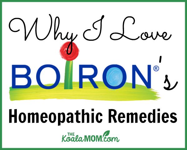 Why I love Boiron's homeopathic remedies