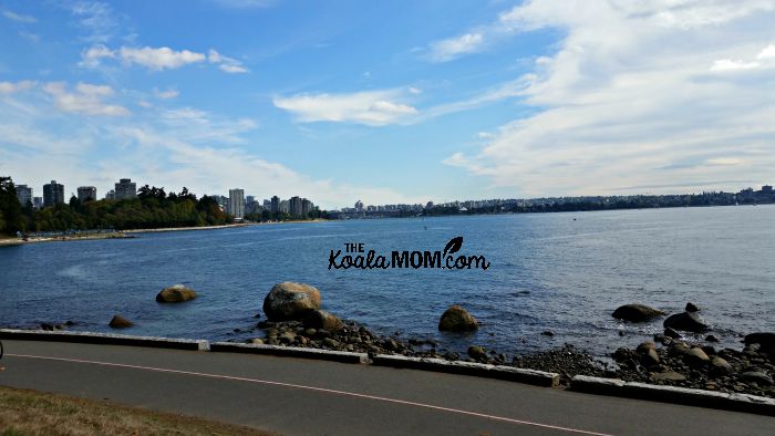 View of downtown Vancouver from Stanley Park