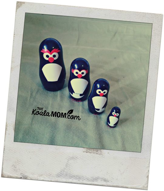 Stacking doll penguins from Tin Toy Arcade