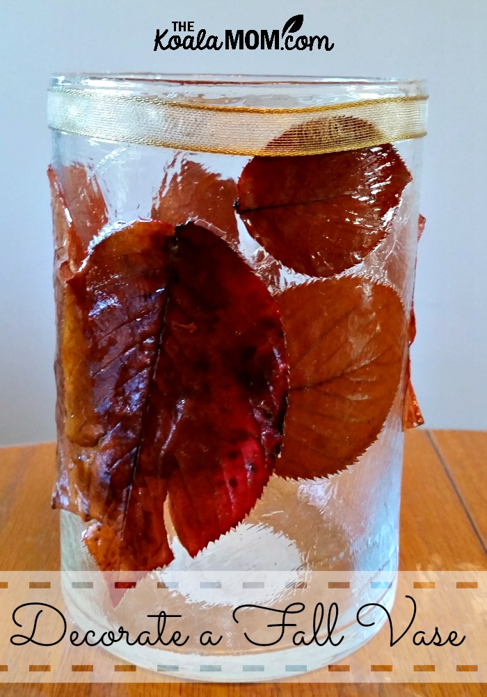 Decorate a Fall Vase