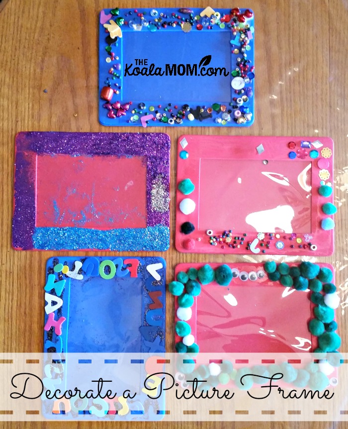 Decorate a picture frame