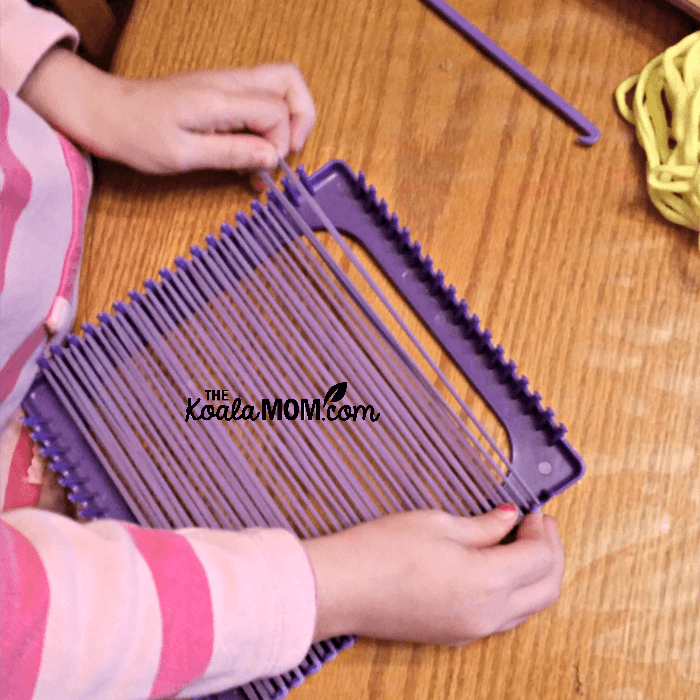 Sunshine weaving potholders