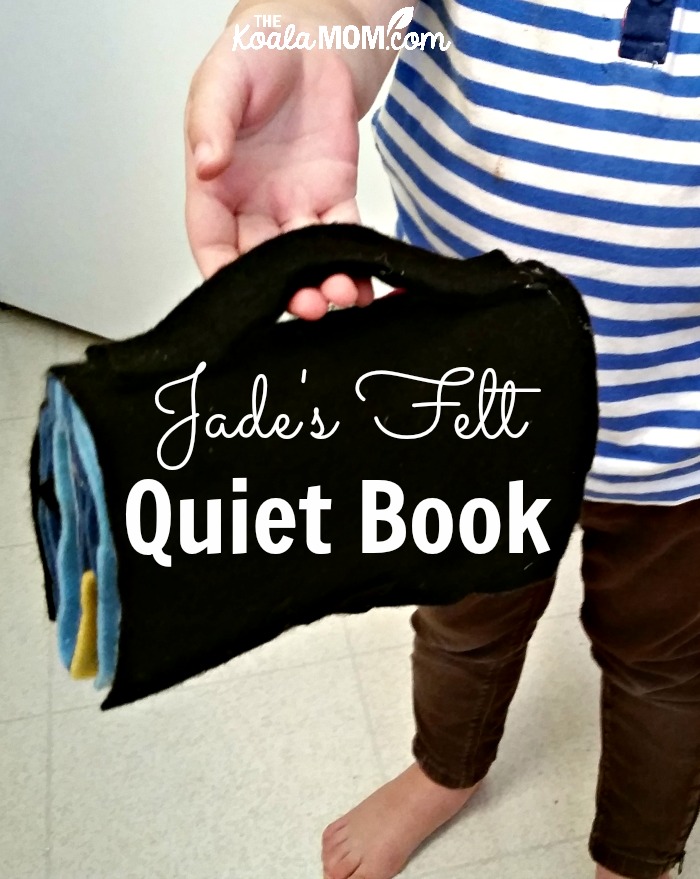 Jade's felt quiet book