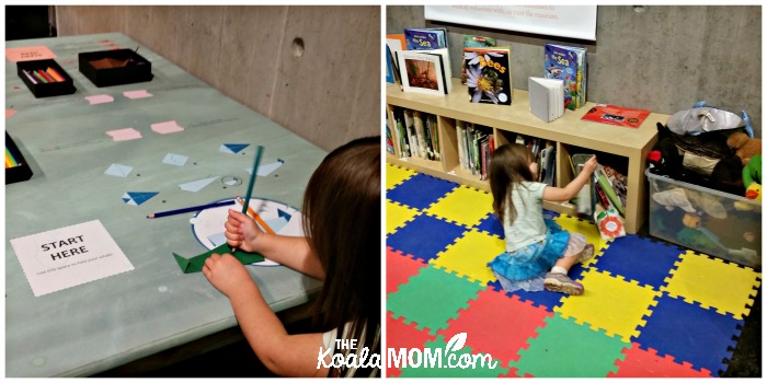 The kids' zone at the Beaty Biodiversity Museum