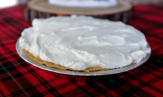 Eggnog pie from MBA Mama Musings