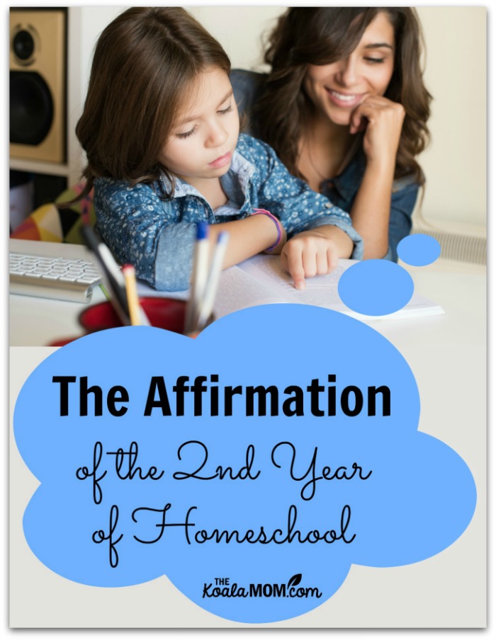 The Affirmation of the 2nd Year of Homeschool