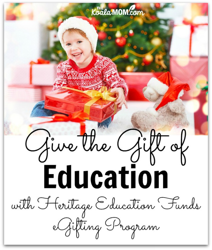 Give the gift of education with the Heritage Education Funds eGifting Program