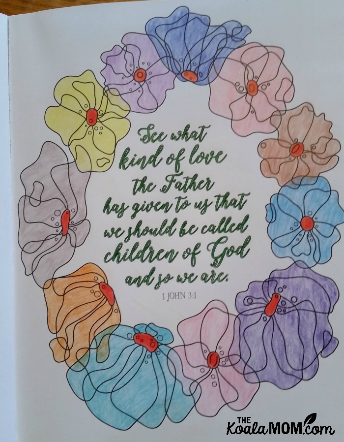 Live Loved: An Adult Colouring Book with 1 John 3:4