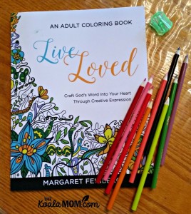 Live Loved: An Adult Colouring Book • The Koala Mom