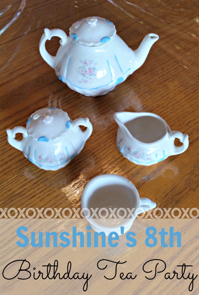 Sunshine's 8th birthday tea party