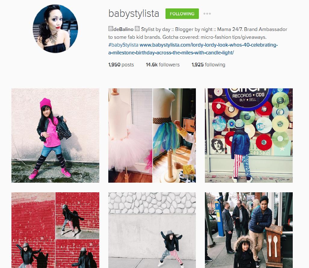 Blogger and Stylist DeBalino on Instagram