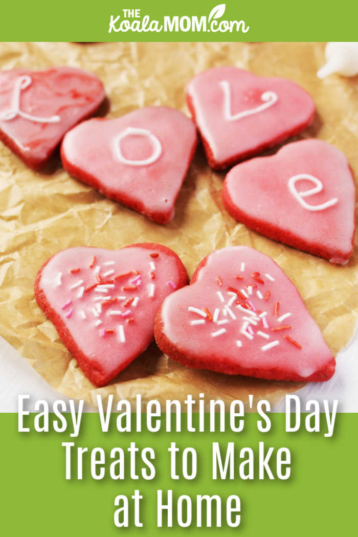Easy Valentine's Day Treats to Make at Home. Delicious heart-shaped cookies decorated with pink icing and sprinkles. Photo by Breakingpic via Peels.